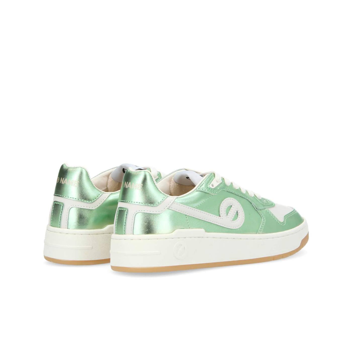 SNEAKER KELLY W - IRIS/SOFT NAPPA - VERDE/BIANCO SPORCO